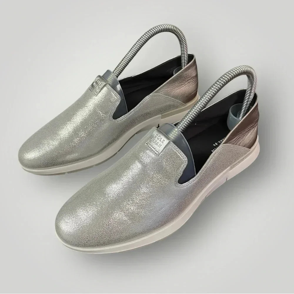 Cole Haan Grand Zero Metallic Loafers Sz‎ 6.5